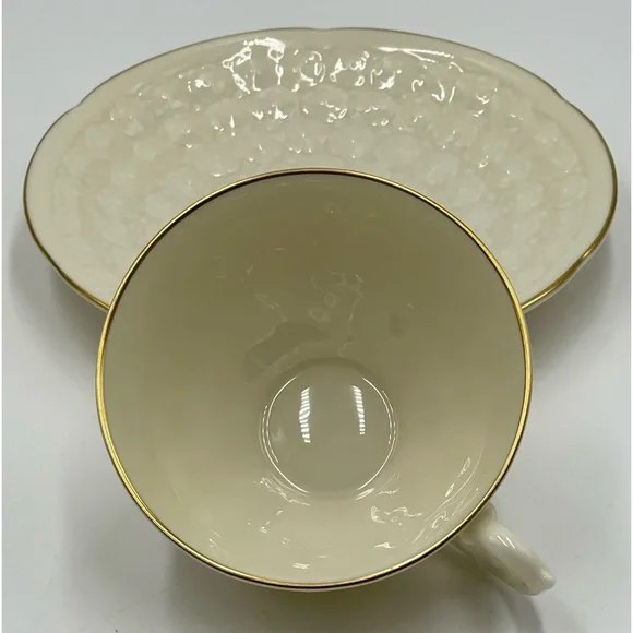 LENOX: Reproduction of First Piece (#1) Designed 1889 Limited Edition Cup/Saucer - Picture 2 of 15
